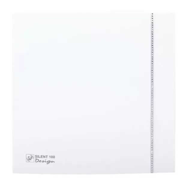 Вентилятор для ванной Soler&Palau SILENT-100 CZ DESIGN SWAROVSKI (лицевая панель), 5210622300